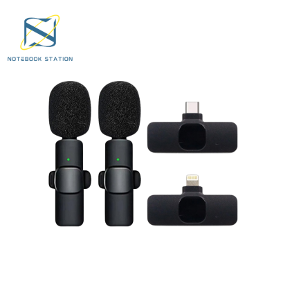 ไมโครโฟน Nubwo Dual Wireless Microphone รุ่น M35 ไมค์ไร้สาย 2 ตัว รองรับ TYPE-C / LIGHTNING ราคา 200.-